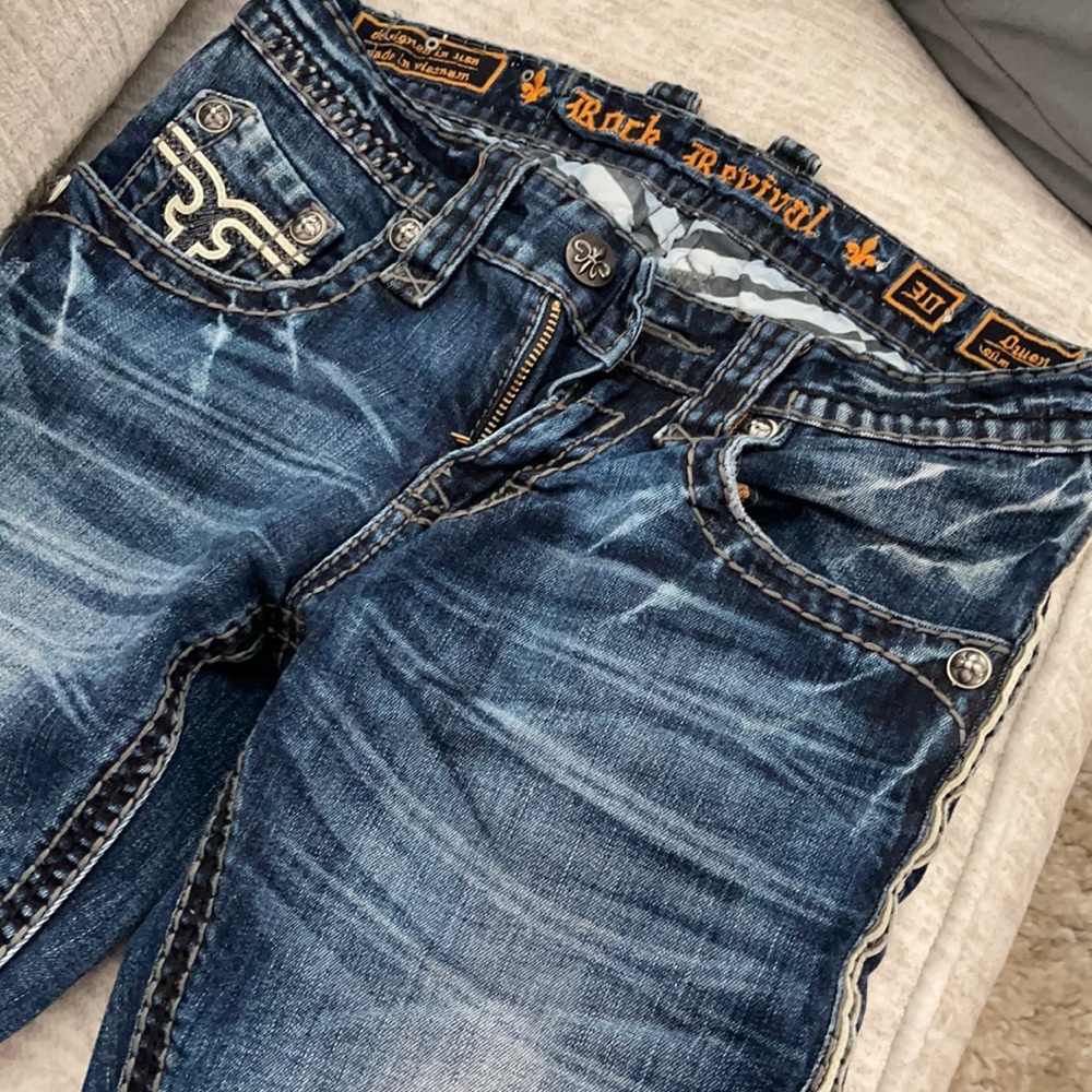Men’s rock revival 30x32 slim boot cut